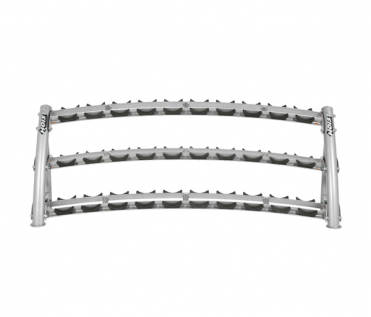Подставка для гантелей на 15 пар HOIST Horizontal Dumbbell Rack 3-Tier CF-3461-3